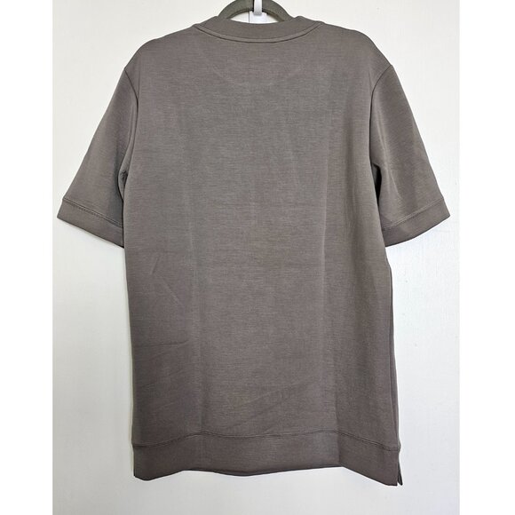NWOT Fioboc Crew Neck Short Sleeve Tee T-Shirt, L, Light Grey - Picture 2 of 8